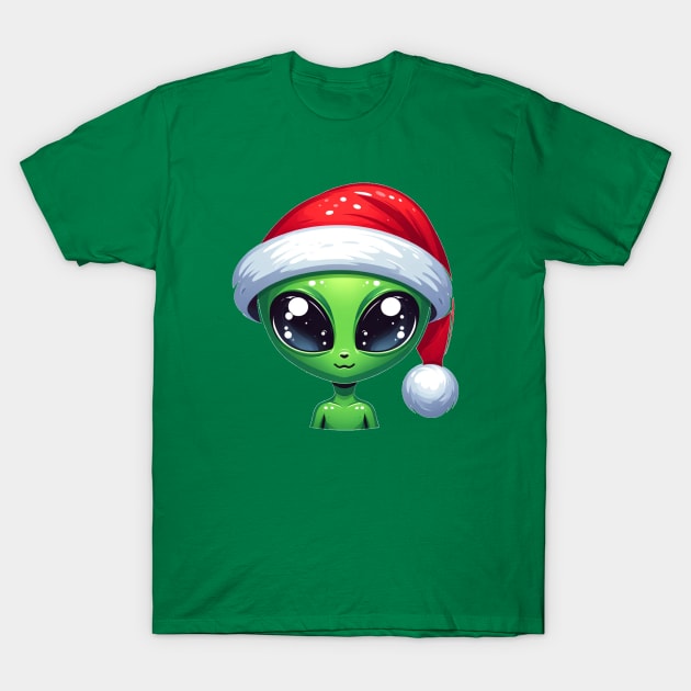 Christmas Alien T-Shirt by NebulaWave